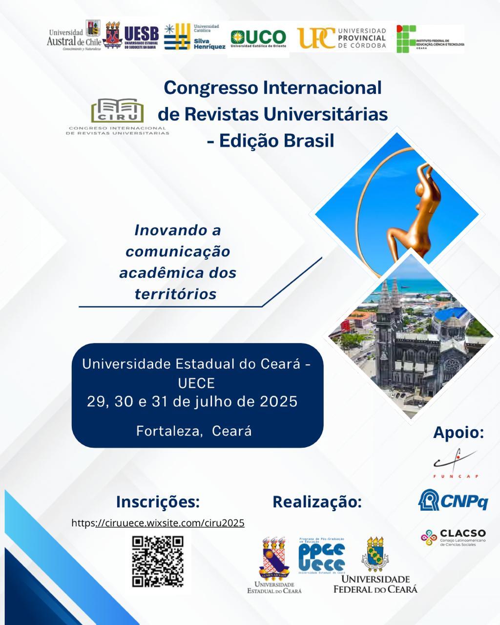 Congresso Internacional de Revistas Universitárias Edição Brasil